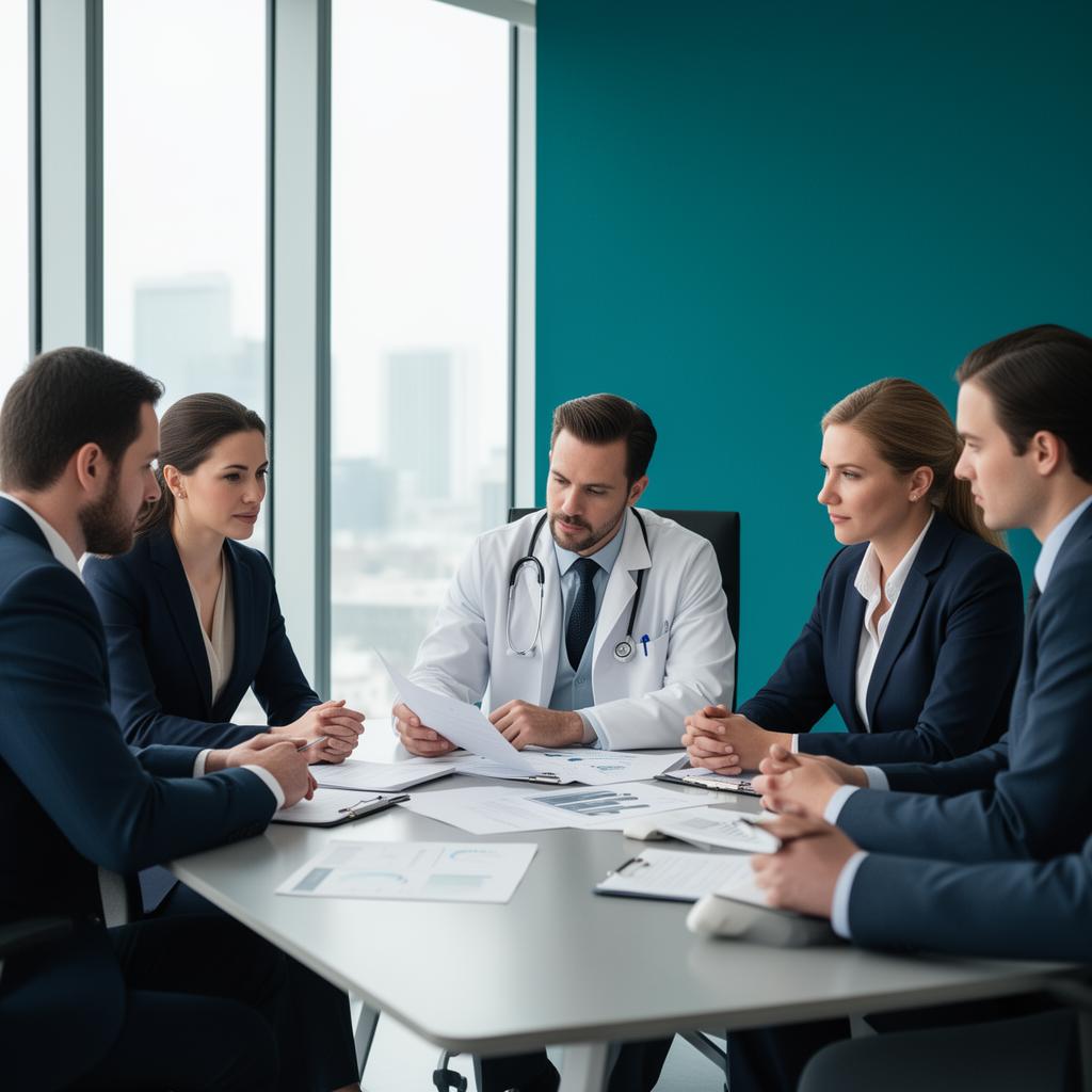 Healthcare business team